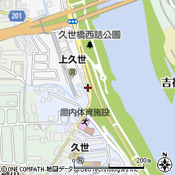 京都府京都市南区久世川原町221周辺の地図