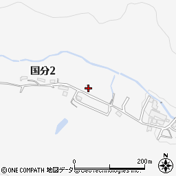 滋賀県大津市国分2丁目409周辺の地図