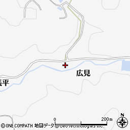 愛知県岡崎市小呂町広見周辺の地図