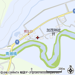 滋賀県甲賀市土山町青土960周辺の地図