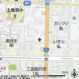 京都府京都市南区上鳥羽城ケ前町254周辺の地図