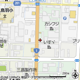 京都府京都市南区上鳥羽鴨田町8周辺の地図
