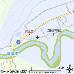 滋賀県甲賀市土山町青土961周辺の地図