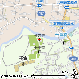 住吉寺周辺の地図