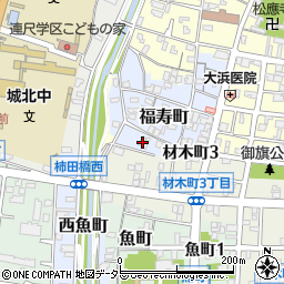 愛知県岡崎市福寿町111周辺の地図