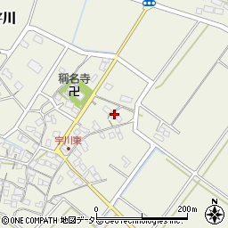 滋賀県甲賀市水口町宇川619周辺の地図