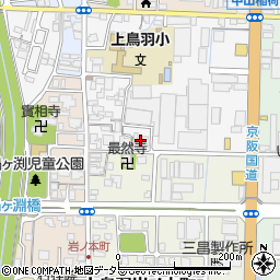 京都府京都市南区上鳥羽城ケ前町282周辺の地図