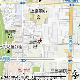 京都府京都市南区上鳥羽城ケ前町286周辺の地図