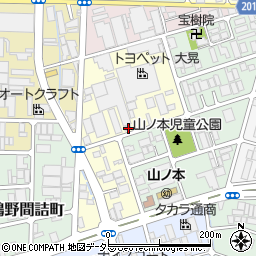 京都府京都市南区上鳥羽馬廻町19周辺の地図