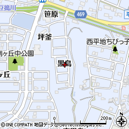 愛知県知多郡東浦町石浜黒鳥周辺の地図