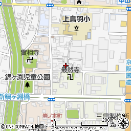 京都府京都市南区上鳥羽城ケ前町291周辺の地図