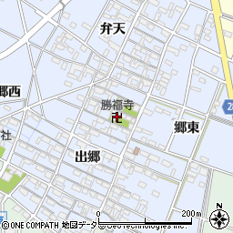 勝福寺周辺の地図