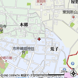 愛知県安城市別郷町油石84周辺の地図
