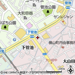 株式会社ビッグモーター　安城店周辺の地図