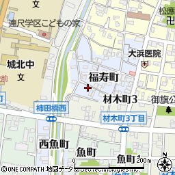 愛知県岡崎市福寿町116周辺の地図
