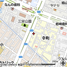 中京銀行上野支店周辺の地図