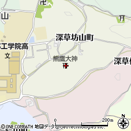 京都府京都市伏見区深草坊山町10-2周辺の地図