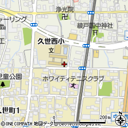 京都府京都市南区久世上久世町447周辺の地図