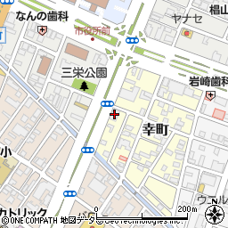 中京銀行上野支店周辺の地図