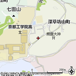 京都府京都市伏見区深草坊山町25周辺の地図