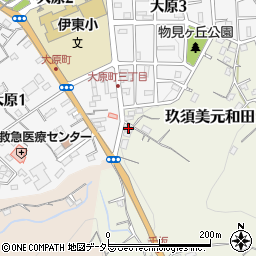 大原町会館周辺の地図