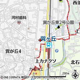 巽ケ丘駅西周辺の地図