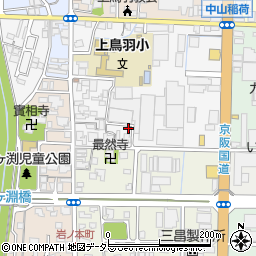 京都府京都市南区上鳥羽城ケ前町283周辺の地図