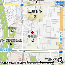 京都府京都市南区上鳥羽城ケ前町280周辺の地図