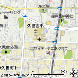 京都市立久世西小学校周辺の地図