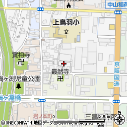 京都府京都市南区上鳥羽城ケ前町281周辺の地図