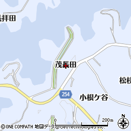 愛知県知多市佐布里（茂長田）周辺の地図