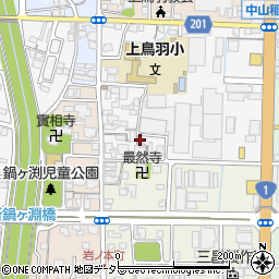 京都府京都市南区上鳥羽城ケ前町279周辺の地図