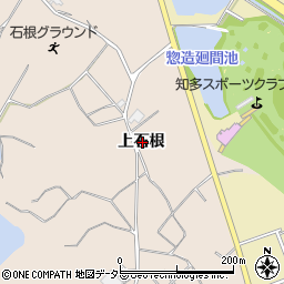 愛知県知多市日長上石根周辺の地図
