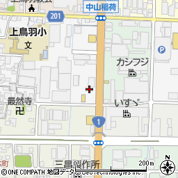 京都府京都市南区上鳥羽城ケ前町253周辺の地図