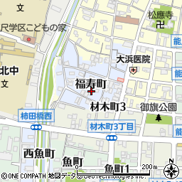 愛知県岡崎市福寿町88周辺の地図