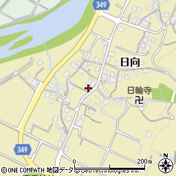 静岡県伊豆市日向298-1周辺の地図