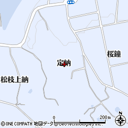 愛知県知多市佐布里定納周辺の地図