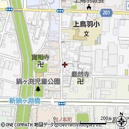 京都府京都市南区上鳥羽城ケ前町296周辺の地図