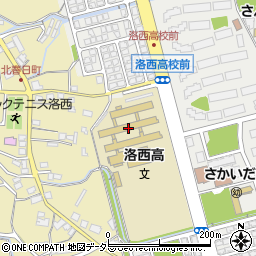 京都府立洛西高等学校周辺の地図