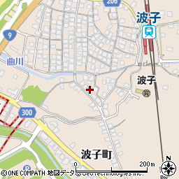 島根県江津市波子町イ-1252周辺の地図