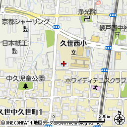 京都府京都市南区久世上久世町419周辺の地図