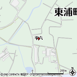 愛知県東浦町（知多郡）緒川（平六）周辺の地図