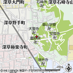直勝寺周辺の地図