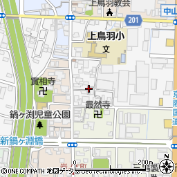 京都府京都市南区上鳥羽城ケ前町299周辺の地図