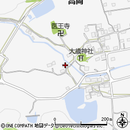 兵庫県神崎郡福崎町高岡785-2周辺の地図