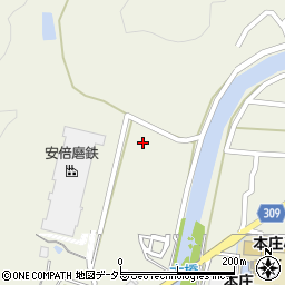 兵庫県三田市東本庄21周辺の地図