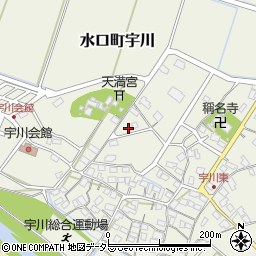滋賀県甲賀市水口町宇川2161周辺の地図