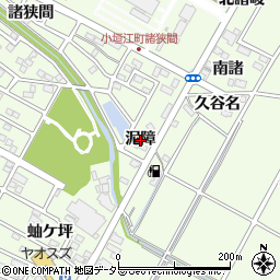 愛知県刈谷市小垣江町泥障周辺の地図