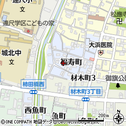 愛知県岡崎市福寿町84周辺の地図