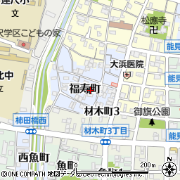 愛知県岡崎市福寿町70周辺の地図
